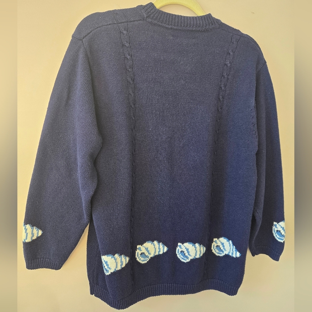 Pendleton Classic: Coastal Spring Sea Shell Cardi… - image 5